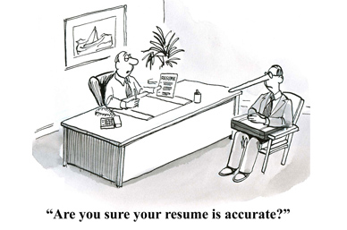 lying on your resumes